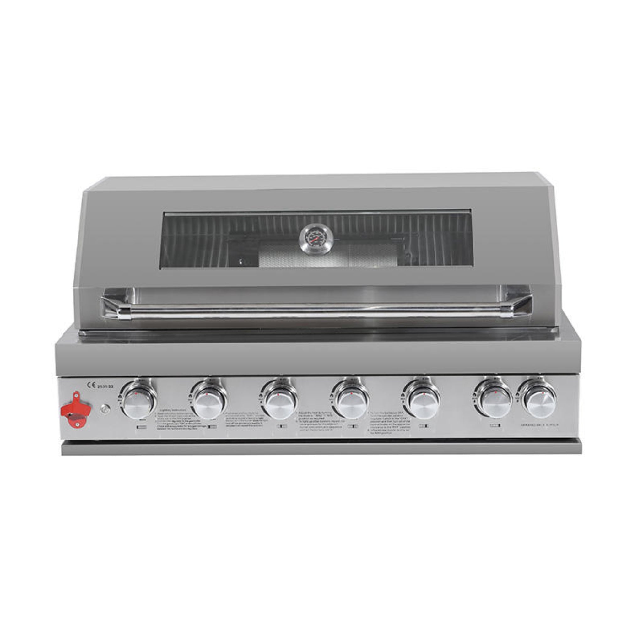 6 Burner Built-In Stainless Steel BBQ Grill – Silver (304 Stainless Steel)