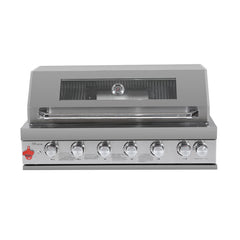 6 Burner Built-In Stainless Steel BBQ Grill – Silver (304 Stainless Steel)