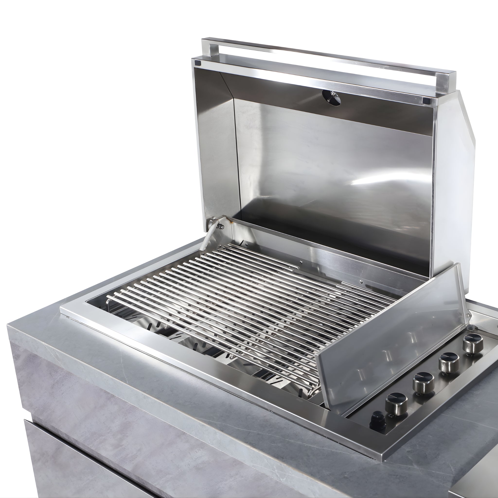 Premium Built-in BBQ Raised Centrepiece BBQ Stainless Steel