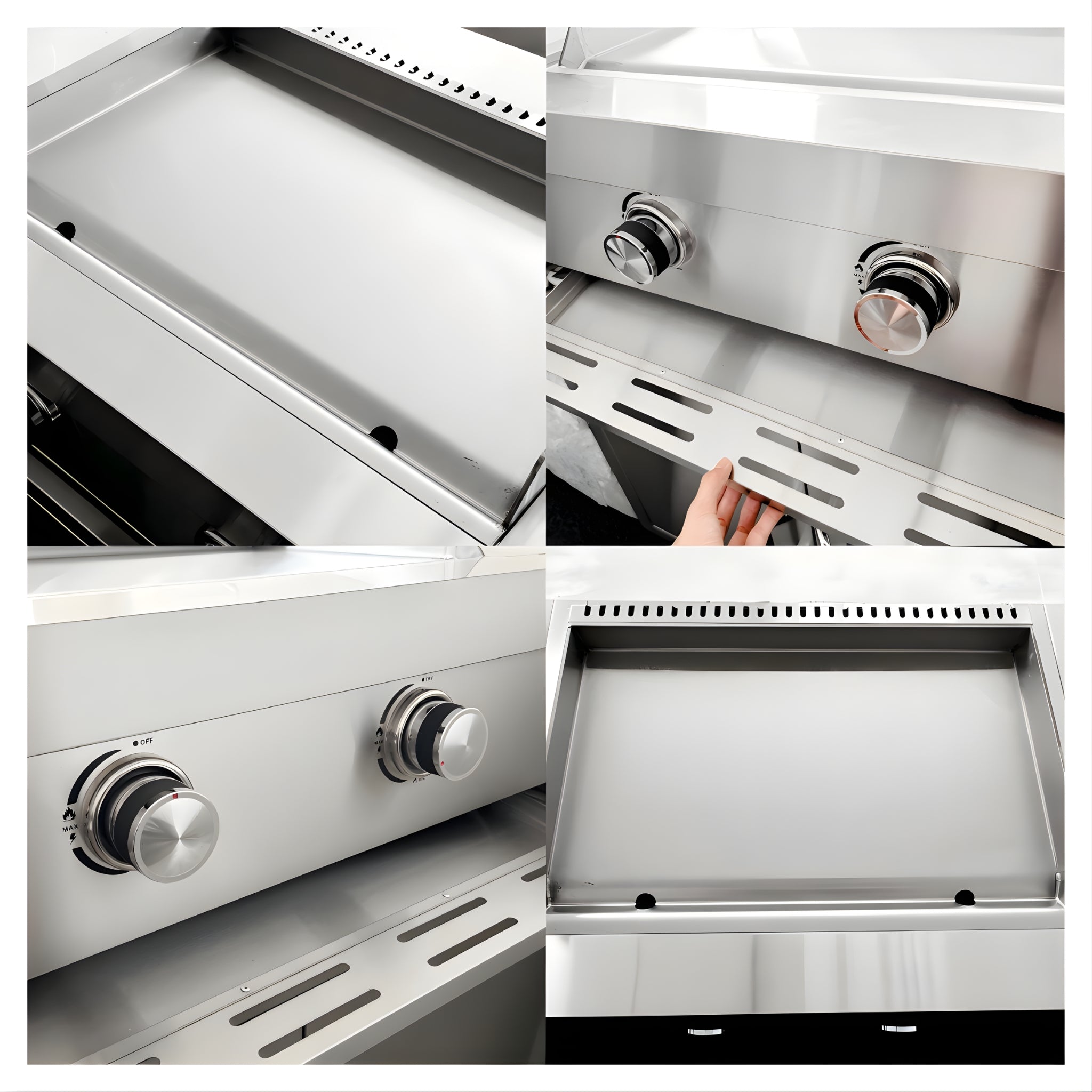 Built-in Teppanyaki Pan - Stainless Steel