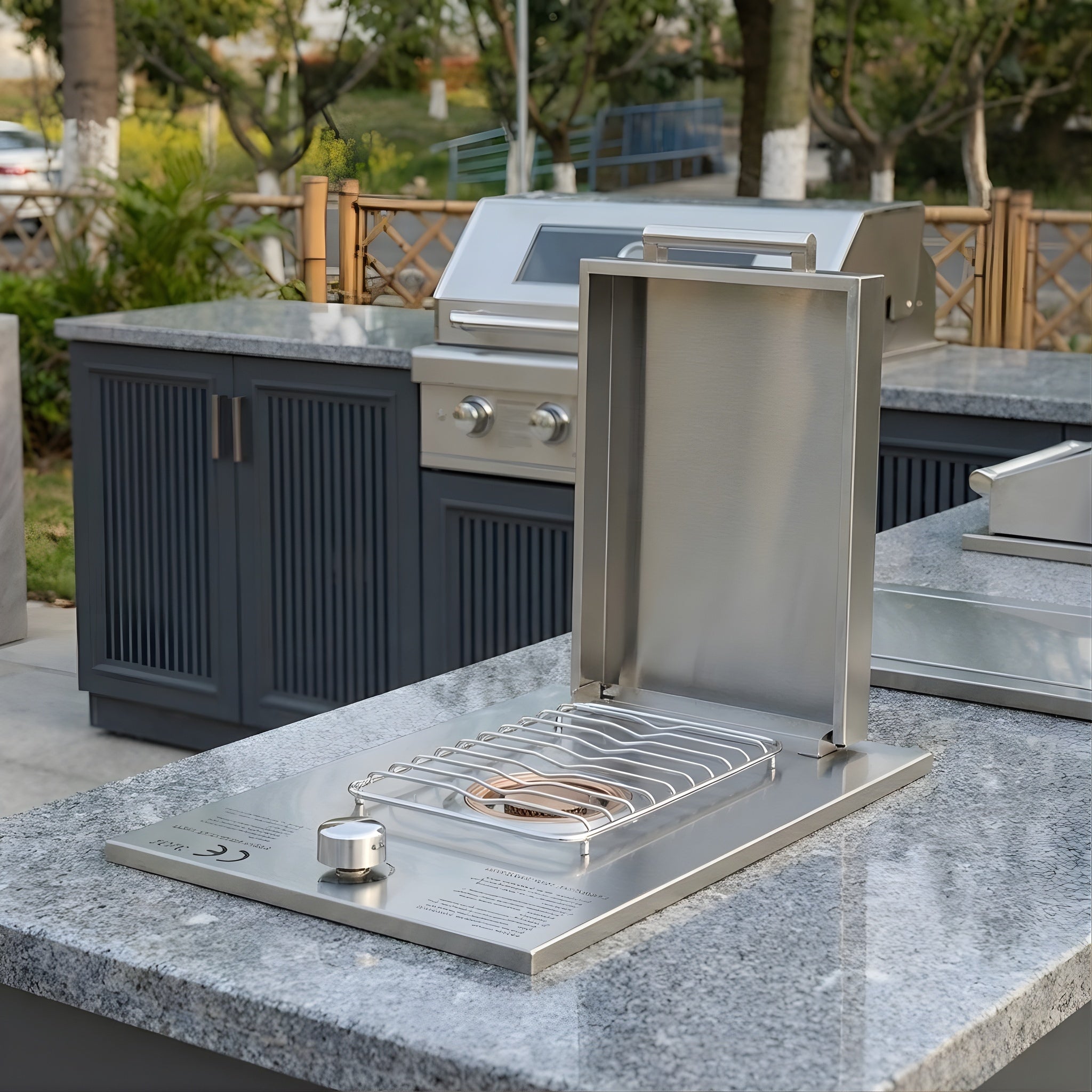 Additional Side Built-in BBQ Single Burner