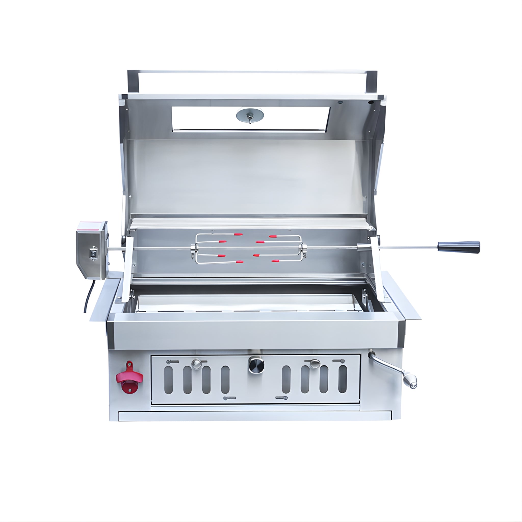 Stainless Steel Premium Built-In Charcoal Outdoor BBQ