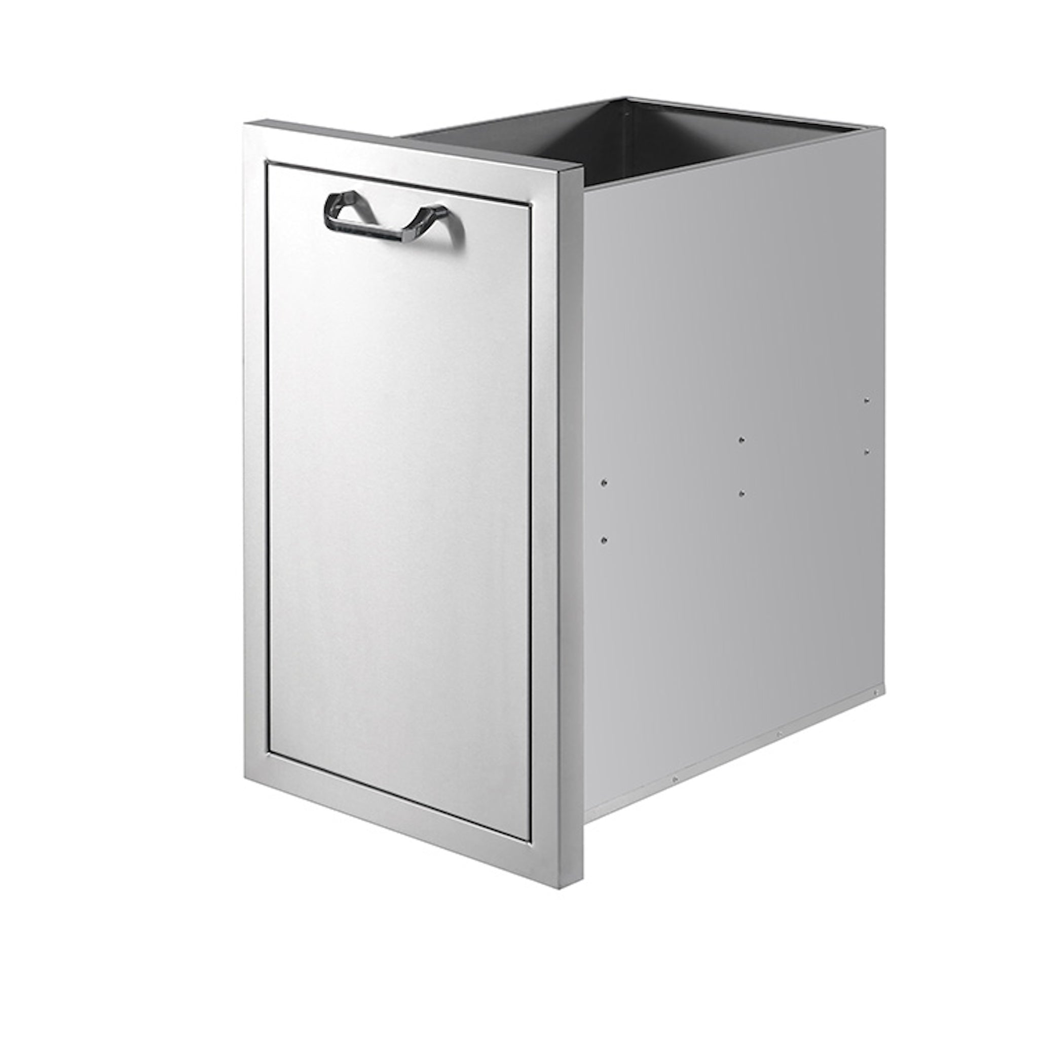 Built-in Recycle Bin 2 Compartment Garbage Bin Stainless Steel