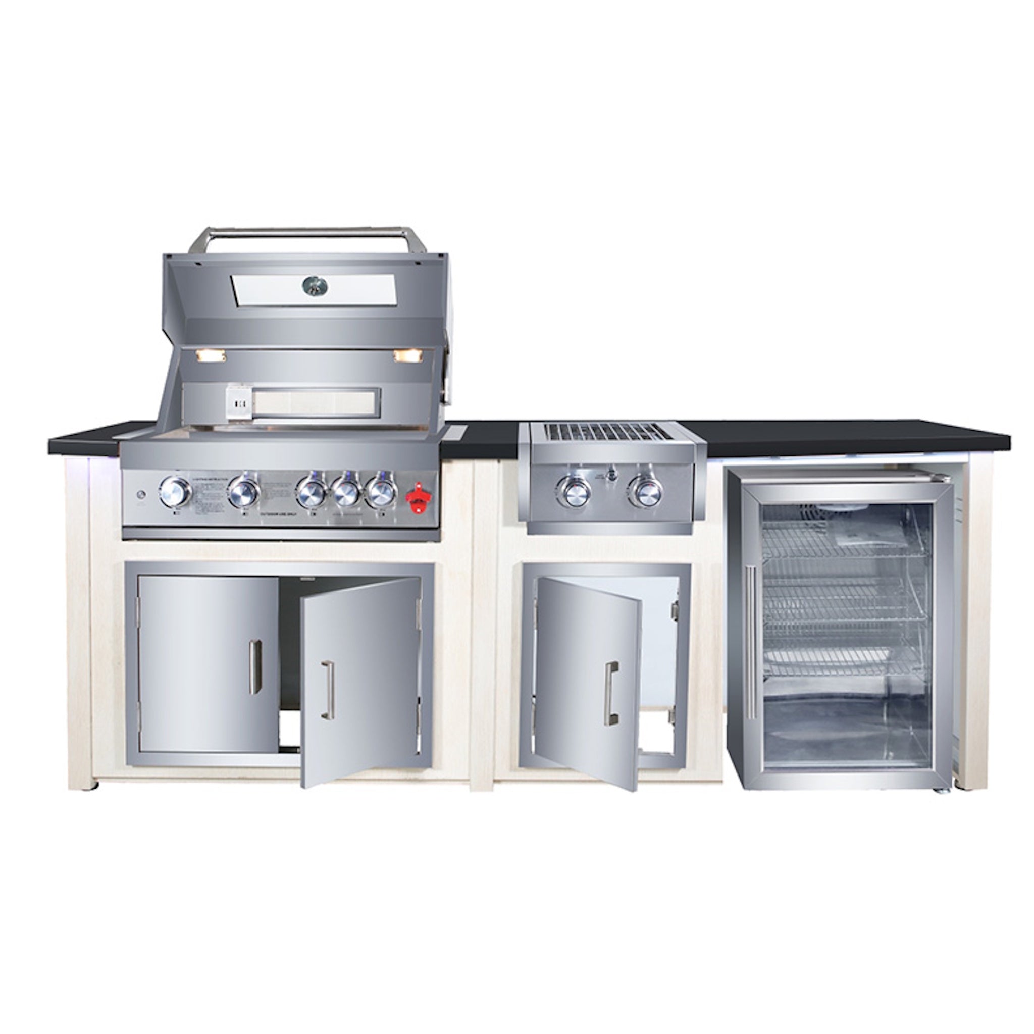 Waterproof Stainless Steel Single Kitchen Storage Cabinet Door