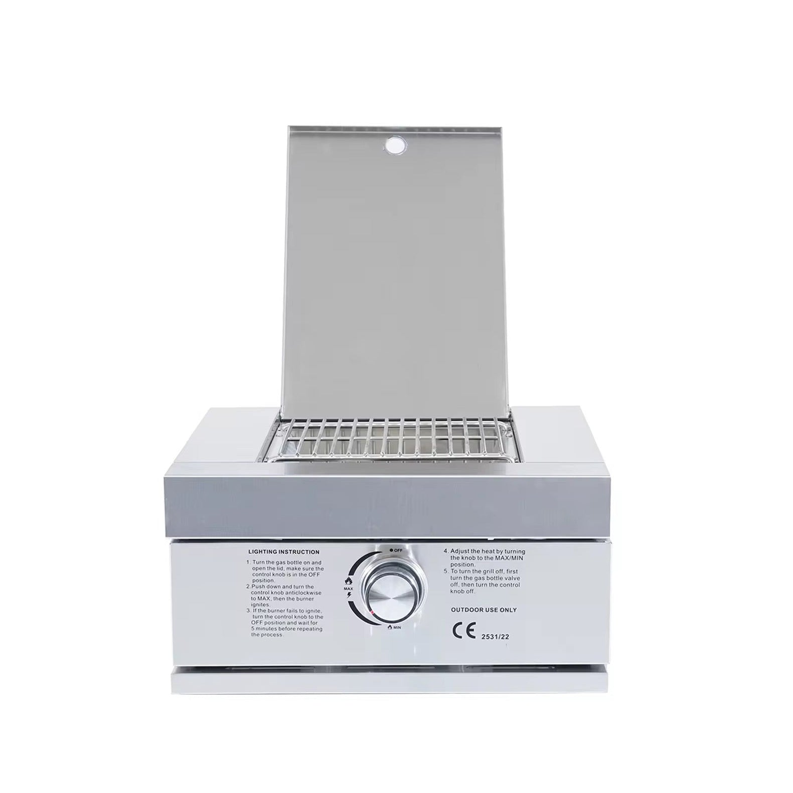 Stainless Steel Side Built-in BBQ Infrared Searing Burner