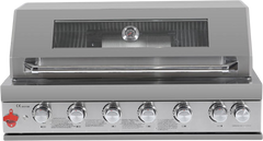 6 Burner Built-In Stainless Steel BBQ Grill – Silver (304 Stainless Steel)