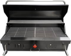 1.1m (Extra Large) Stainless Steel Premium Built-In Black Charcoal Outdoor BBQ