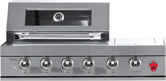 4+1 Burner plus Side Built-In Stainless Steel BBQ Grill – Silver (304 Stainless Steel)