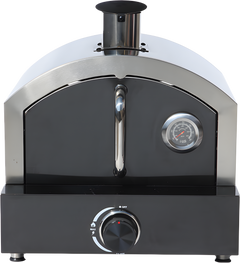 Stainless Steel Black Outdoor Gas Burning Pizza Oven